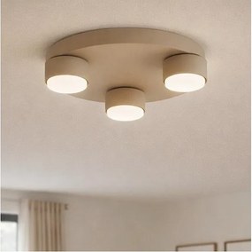 Brilagi - LED mennyezeti lámpatest MONO 3xGX53/12W/230V átm. 30 cm bézs