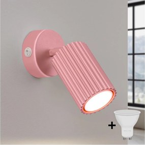 Brilagi - LED fali spotlĂĄmpa CRESTO 1xGU10/10W/230V rĂłzsaszĂn