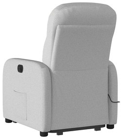 Álló masszázsfotel felhőszürke szövet