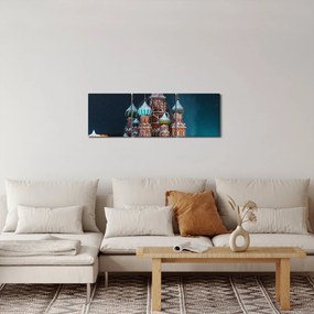 Szerkezet képe Oroszországban (órával) (90x30 cm)