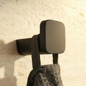 Nimco rozsdamentes acél fürdőszobai törölközőakasztó fekete szabadalmaztatott dizájn