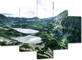 Vászonkép 100x70 Tátra völgy 5 tó