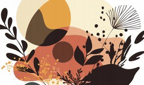 Poszter 91,3x44,5cm Naplemente a kertben