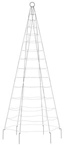 kék LED karácsonyfa zászlórúdra 200 LED 180 cm