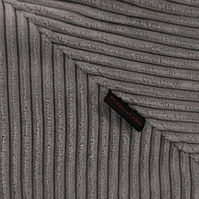 Sötétszürke kordbársony babzsákfotel Tube – SLOWDOWN