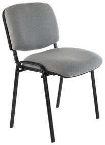 Viva N konferencia szék, fekete lábak, szürke