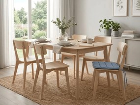 Székpárna LINGE BLUE 37x37 cm, kék