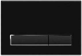 Nyomógomb M08V5 Műanyag Fekete Matt/ Fekete Fényes Trinnity 3/6L.220x150x13