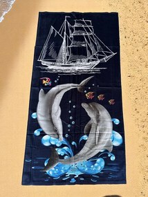 Strand fürdőlepedő FUNNY DELF 70x140 cm