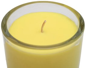 Üveggyertya MINNESOTA POPCORN YELLOW 9 cm sárga