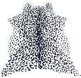 LEOPARD fekete-fehér fürdőlepedő
