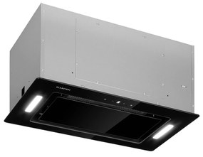 Hektor Eco, beépített páraelszívó, 52 cm, 566 m³/ó, érintőképernyős, üveg, fekete