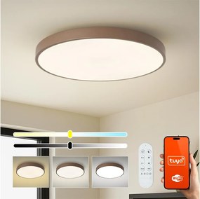Brilagi-LED dimmelhető lámpatest POOL SMART LED/100W/230V 80 cm Wi-Fi Tuya+távirányító barna