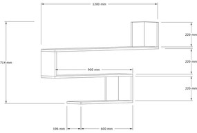 Polc Bupoda (zafír tölgy)  . 1095935