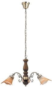 Rabalux 7093 - Csillár láncon RUSTIC 3 3xE14/40W/230V