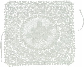 Áttört kosár szalvéta (négyzet alakú) kötöző szalagokkal