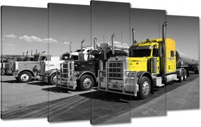 Vászonkép 100x60 Sárga teherautó az USA-ból