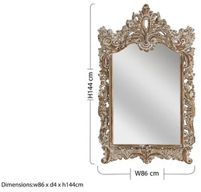 Fali tükör 86x144 cm Baroque – Premier Housewares