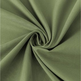Mikroszálas lepedő MICROVELLE olívazöld 90x200 cm