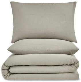 4Home Muszlin ágynemű Sand, 220 x 200 cm, 2 db 70 x 90 cm