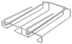 Glass polcra akasztható pohártartó 8 pohárhoz, hosszúság 20 cm - Metaltex