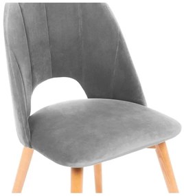Étkezőszék TINO 86x48 cm szürke/világos tölgy