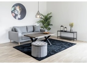 Vita TV állvány, 2 polc, fekete, 100x36x45 cm