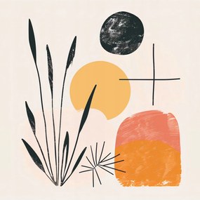 Poszter 100x100cm Kozmosz a természetben