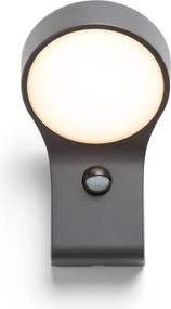 RENDL ELIA PIR fali lámpa antracitszürke 230V LED 9W IP44 3000K