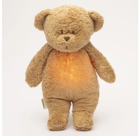 Moonie - Snuggle buddy dallammal és világítással medvebocs 2.0 organic cappuccino