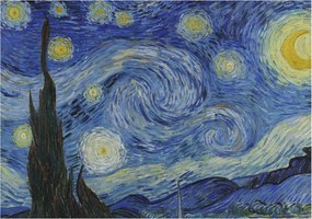 Flizelin tapéta falra Prémium éjszakai örvény 208x146 ragasztó