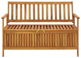 tömör akácfa kerti tárolópad 120 cm