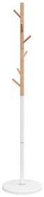 fehér porszórt vas ruhafogas 172 cm