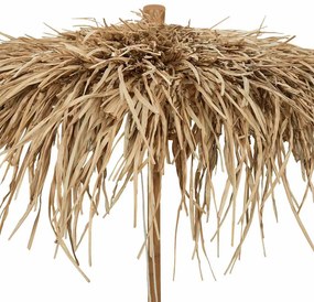 bambusz tiki esernyő banánlevél ernyővel 150 cm