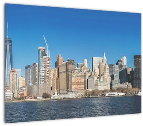 Kép - Manhattan New York-ban (üvegen) (70x50 cm)