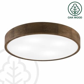 Brilagi - LED mennyezeti lámpa CARVALHO 4xE27/60W/230V tölgy-dió átm. 57,5 cm