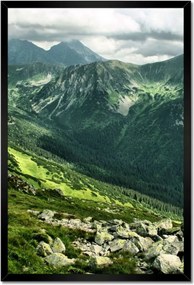 Poszterek keretben 40x60 Tátra Lengyel hegyek Kilátás
