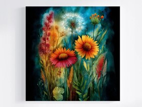 Vászonkép Canvas Természet Tavasz Nyár Kert Park Virágágyás 40x40