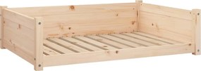 vidaXL tömör fenyőfa kutyaágy 95,5x65,5x28 cm