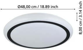 Eglo 900335 - LED Mennyezeti lámpa CAPASSO LED/19,5W/230V