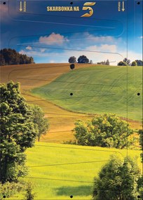 5 Pln-es Pénzperek XXL falikép 50x70 cm Kép Mezekben