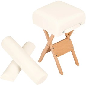 Összecsukható szék masszázságyhoz 2 masszázshengerrel