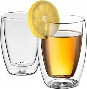 Duplafalú poharak, 270 ml, 2 db.