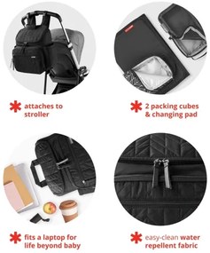 Skip Hop - FORMA Chocolate pelenkázó hátizsák babakocsihoz