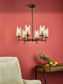 Dar Lighting vintage csillár abel fekete darabe0654