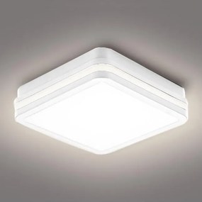 Brilagi - LED kültéri lámpatest BENE LED/24W/230V 26x26 cm fehér IP54