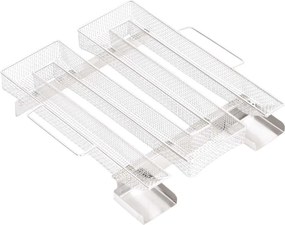 vidaXL 4 oldalas rozsdamentes acél hidegfüst-generátor 22,5 cm