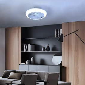 Brilagi-LED állítható fényű ventilátoros lámpa LED/30W/230V 3000-6500K fehér+DO