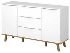 Komód Nickole (fehér + kőtölgy). 1053086