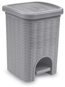 STEFANPLAST Fürdőszobai hulladékkosár Elegance 6l, szürke